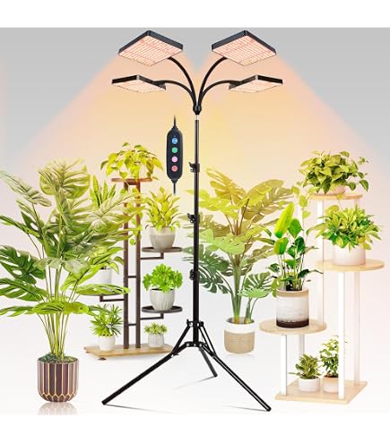 Amazon.com: FECiDA 2026 4Head Grow Lights with Upgraded Stand, Big